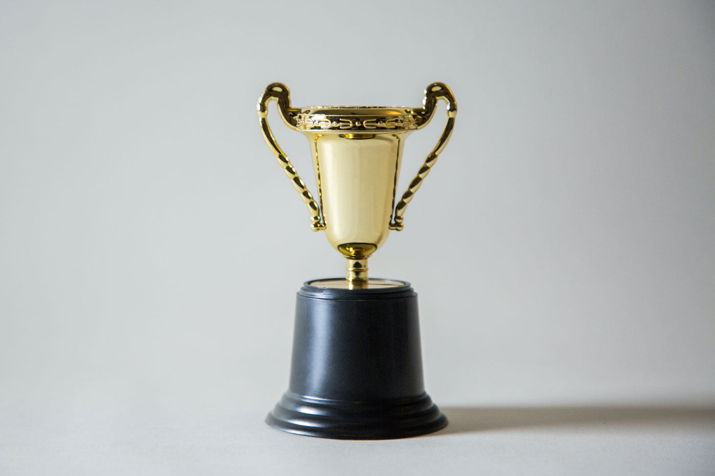 Golden trophy