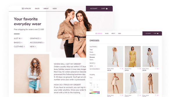 Fashion apparel retail